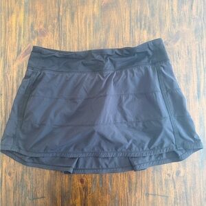 Lululemon Black Athletic Skort -size 10